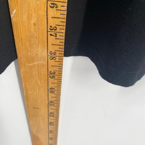 Garnet Hill Dress Women’s Medium Seamed Knit Trapeze Black Staple Wardrobe - Picture 6 of 7